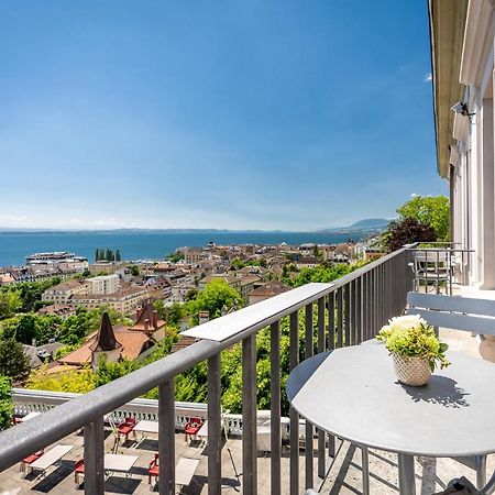 Hotel Alpes & Lac Neuchâtel Exteriör bild