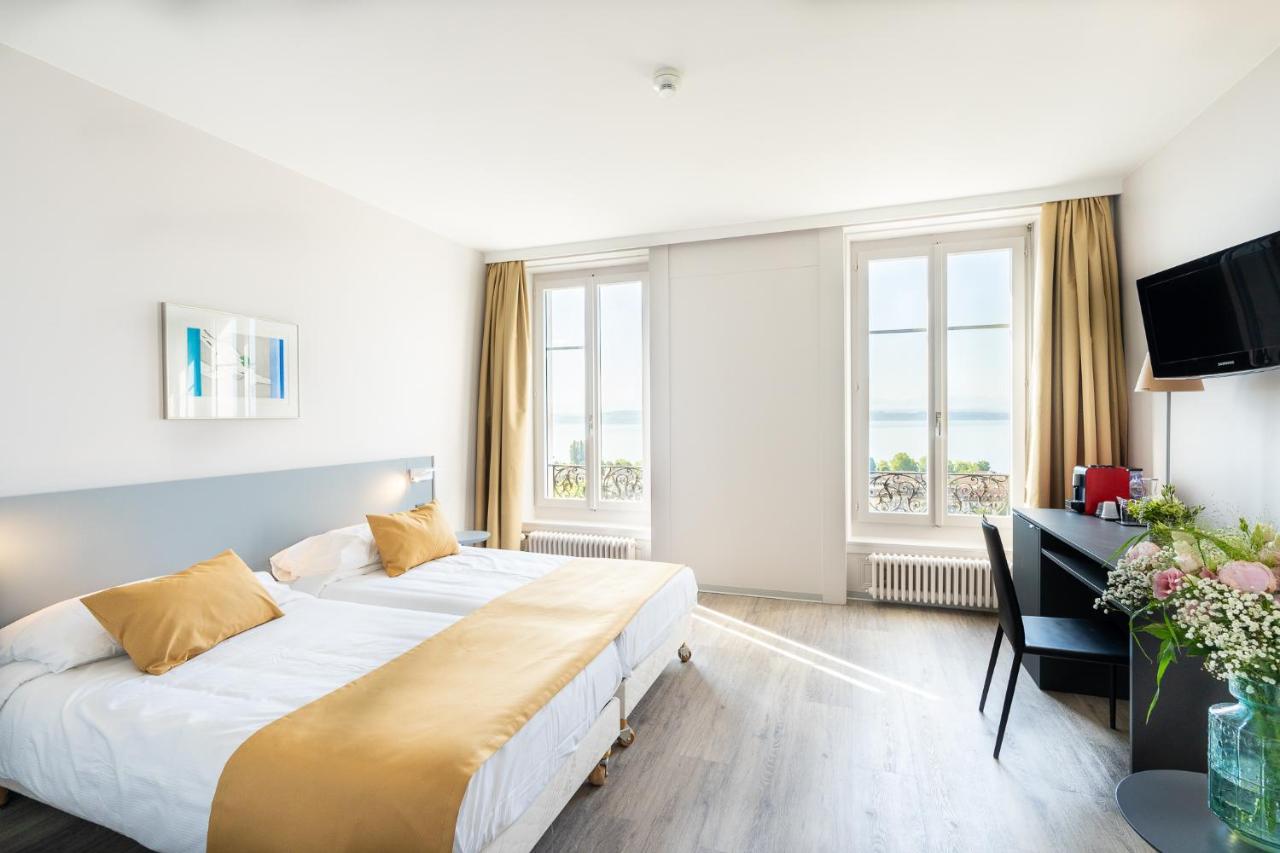 Hotel Alpes & Lac Neuchâtel Exteriör bild