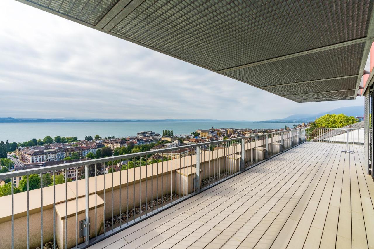 Hotel Alpes & Lac Neuchâtel Exteriör bild
