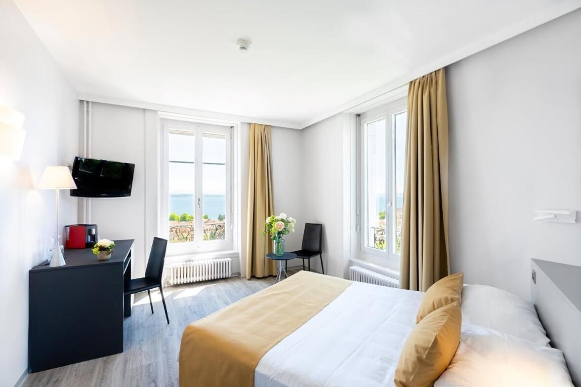 Hotel Alpes & Lac Neuchâtel Exteriör bild
